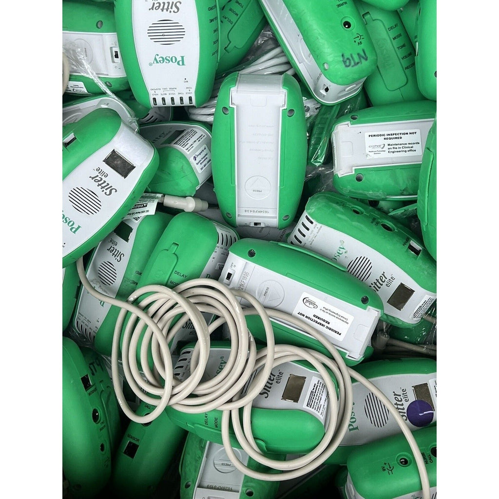50 Units Posey Sitter Elite 8345 Patient Fall Monitor Alarm, With Cable. *Tested