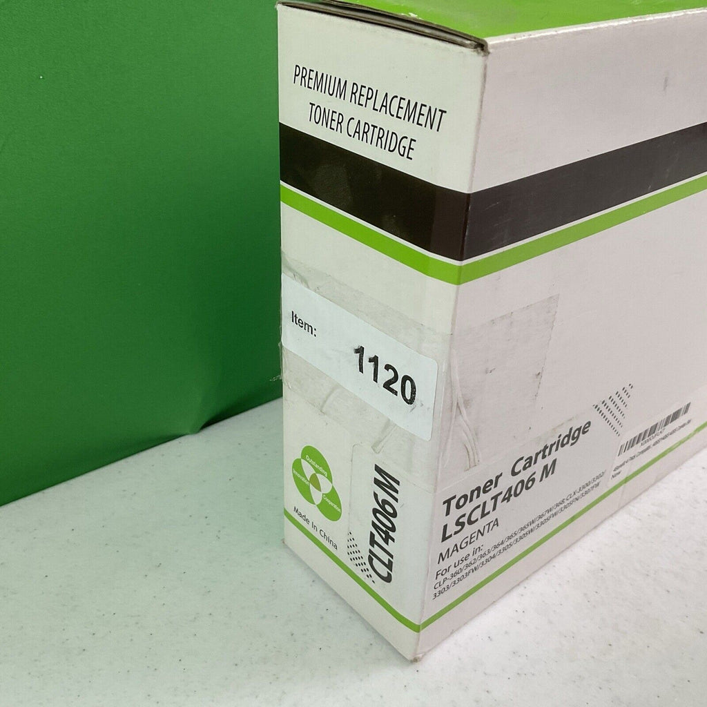 Hi Yields Laser Toner Magenta Cartridge LSCLT406M for Samsung CLX3300/3302 #1120
