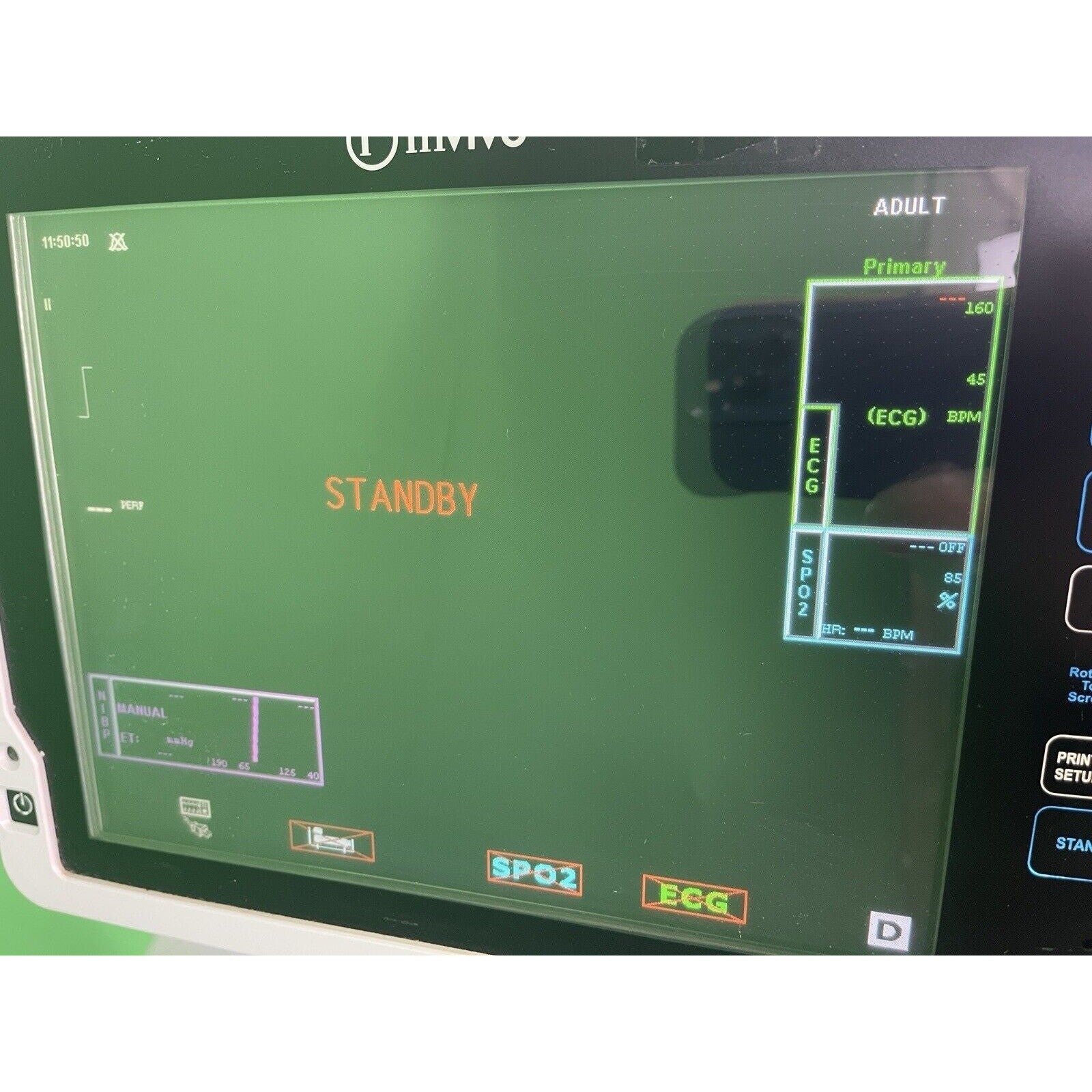 Philips Invivo Expression MRI Model 865214 Monitor W/ Cart