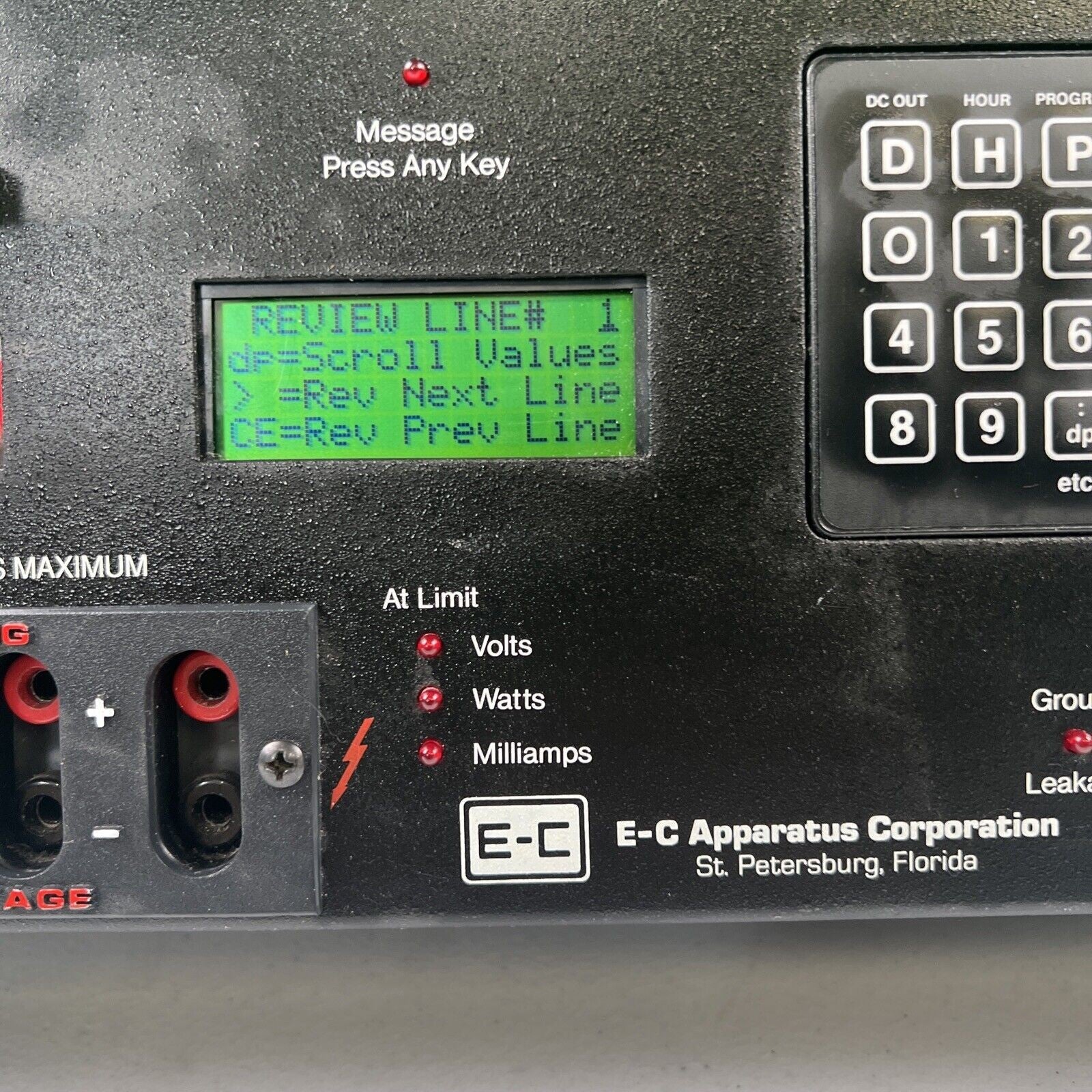 E-C Apparatus Corporation EC-703 Electrophoresis Power Supply