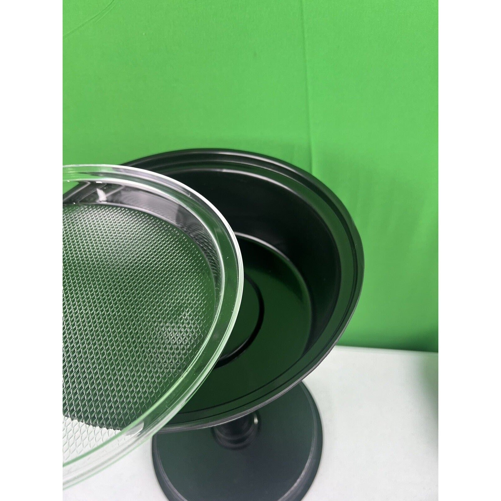 Cal-Mil Black Base with Dome Sample Display Stand - 9"Dia x 14"H