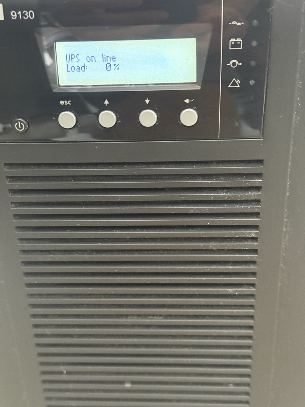 Eaton OCD9130L2000T-XL Powerware 9130 Tower UPS 1500VA 6 Outlet w Battery TESTED