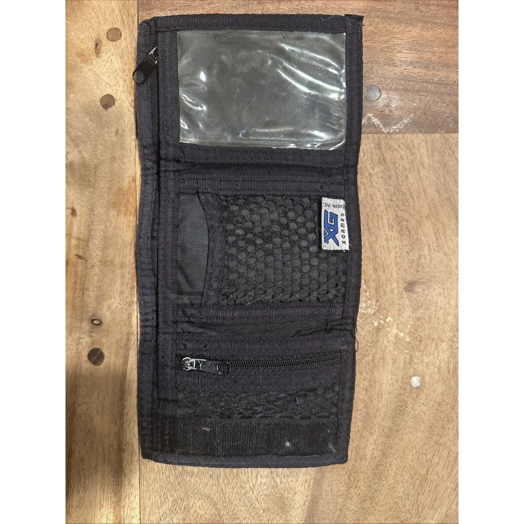 Vintage XGames ESPN Inc tri-fold wallet Black