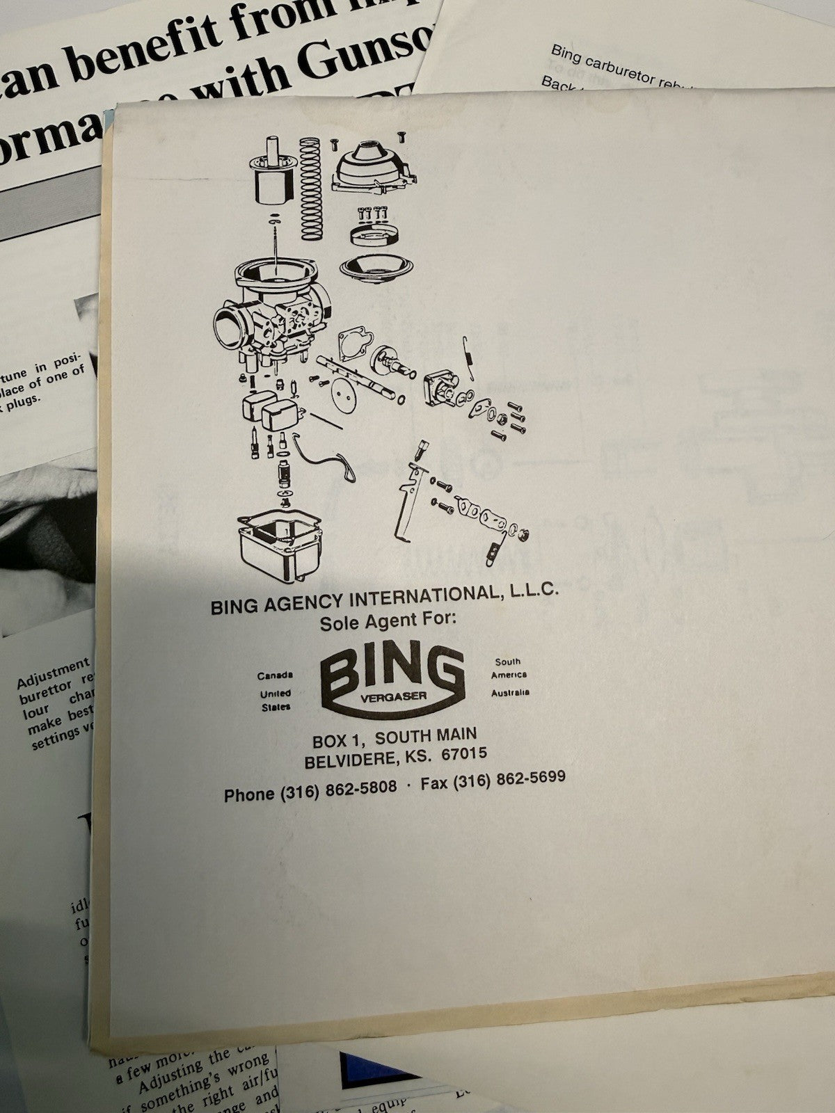 1997 96-01 BMW R1100RT R1100RT Carburetors BING, Service Manual