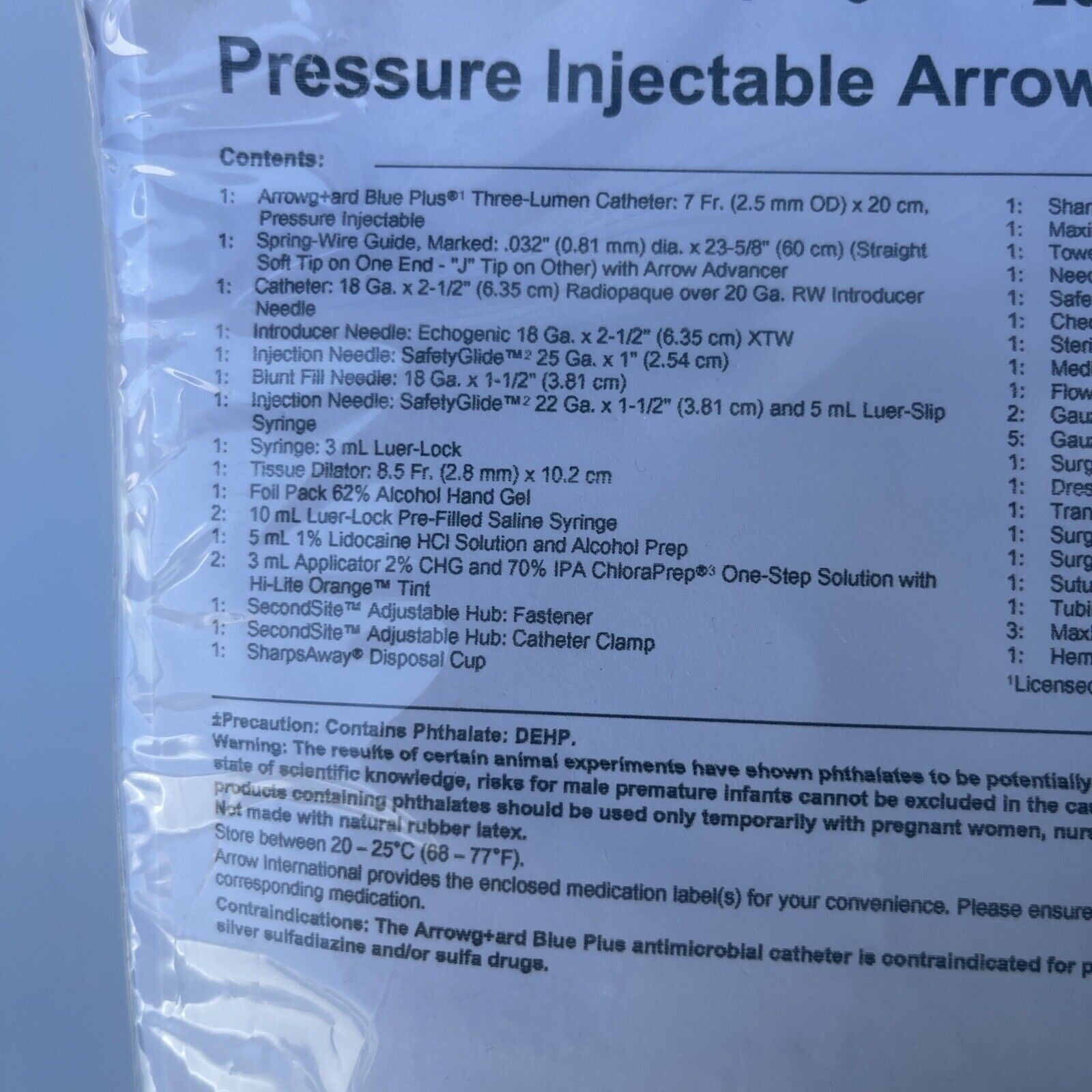 Arrow ASK-45703-PSVM Pressure Injectable Arrowg +ard Blue Plus NEW!