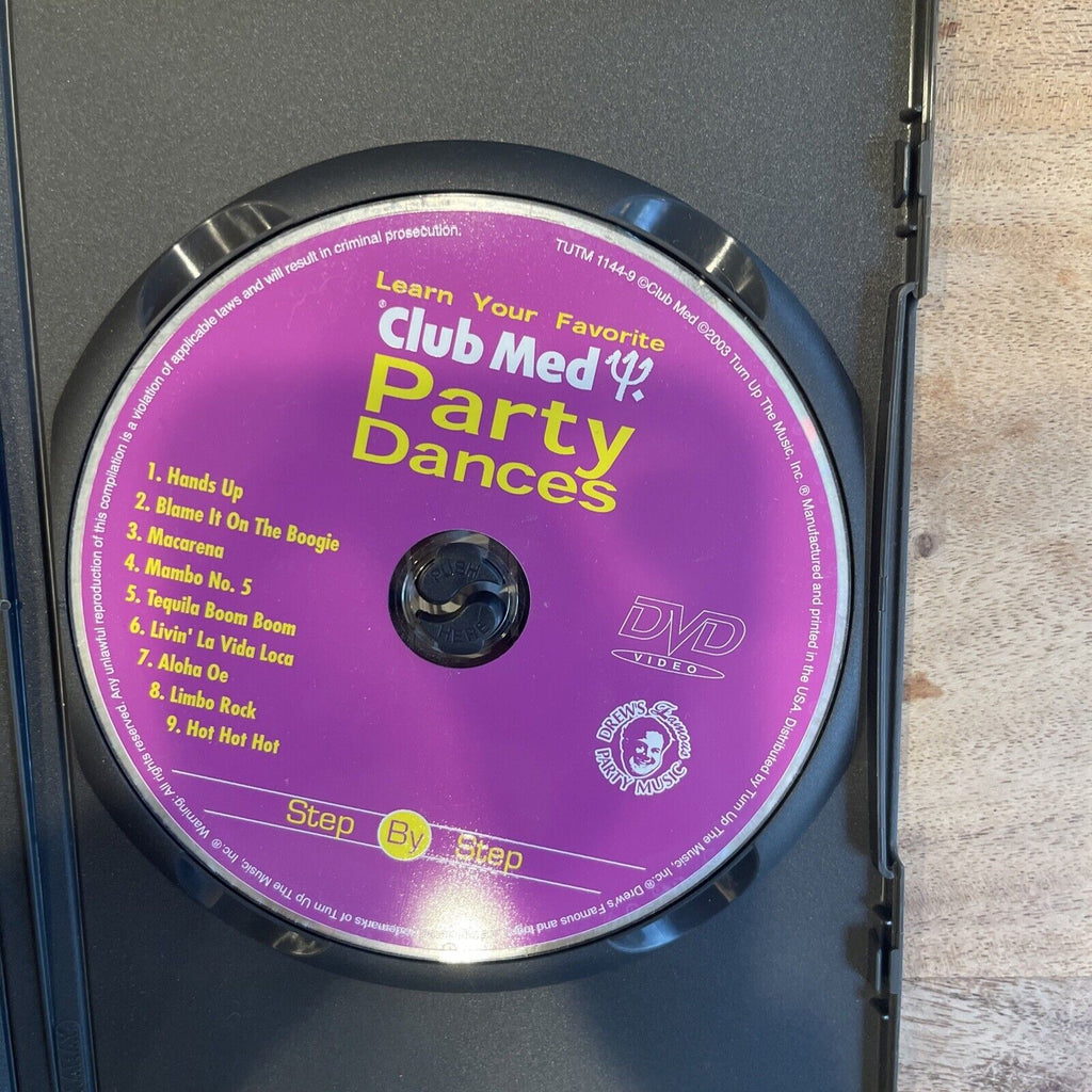 VARIOUS - Club Med Party Dances - DVD - Color Ntsc - GO