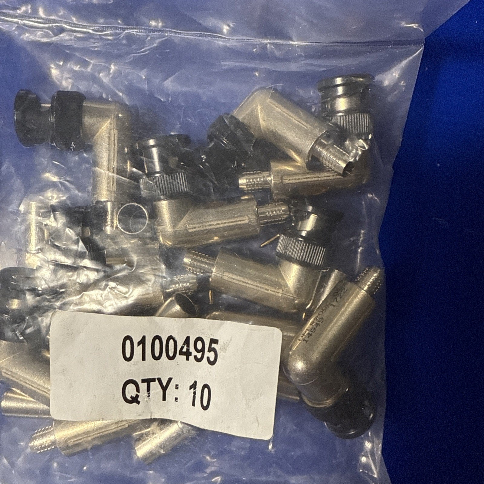 10 Pack CINCH UPLR2000-D7 BNC BOARDCAST CABLE PLUG NEW/UNUSED