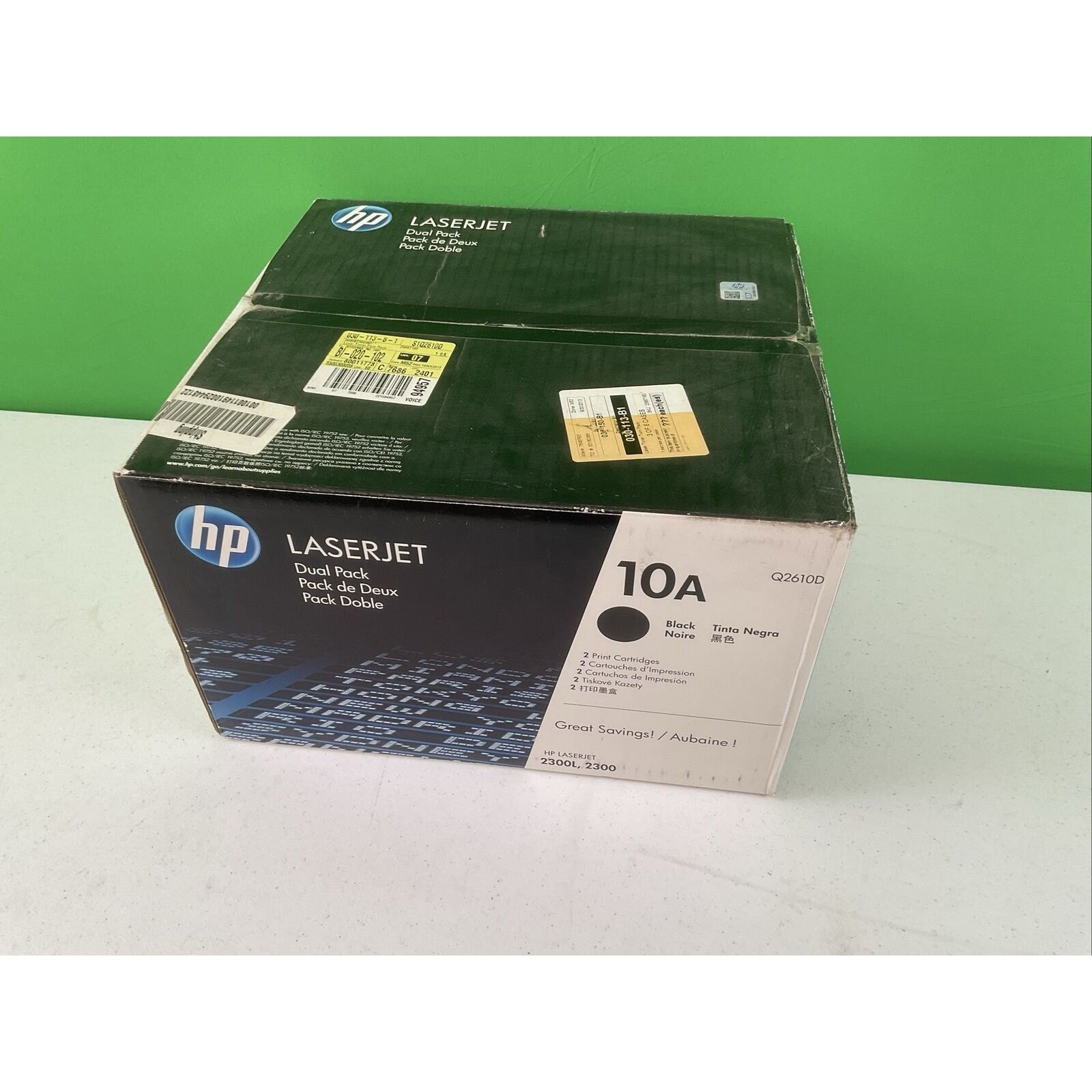 One Cartridge Genuine OEM HP 10A Black Toner Cartridge Q2610A NEW SEALED. 1045