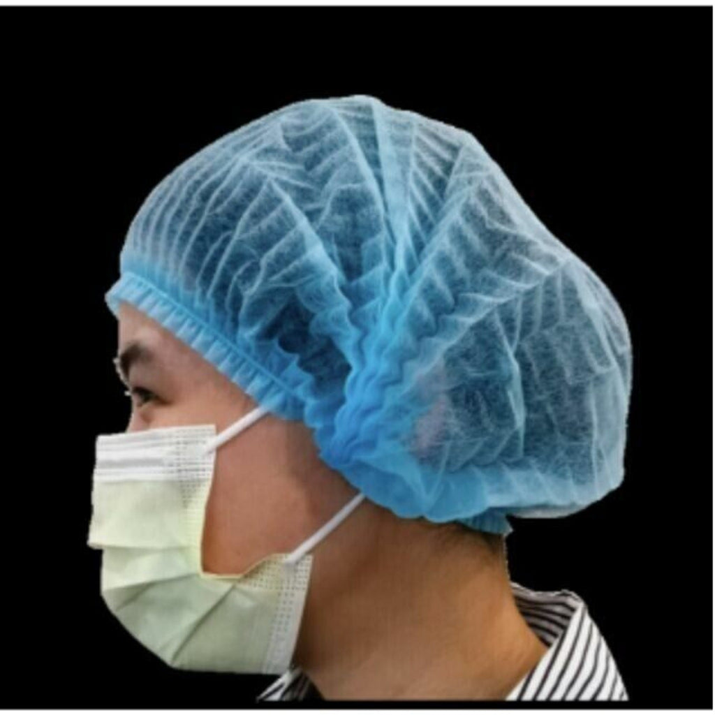 Medline 1000 Case Bouffant Hair Net Cap Non Woven Disposable Hairnet CRI1404A