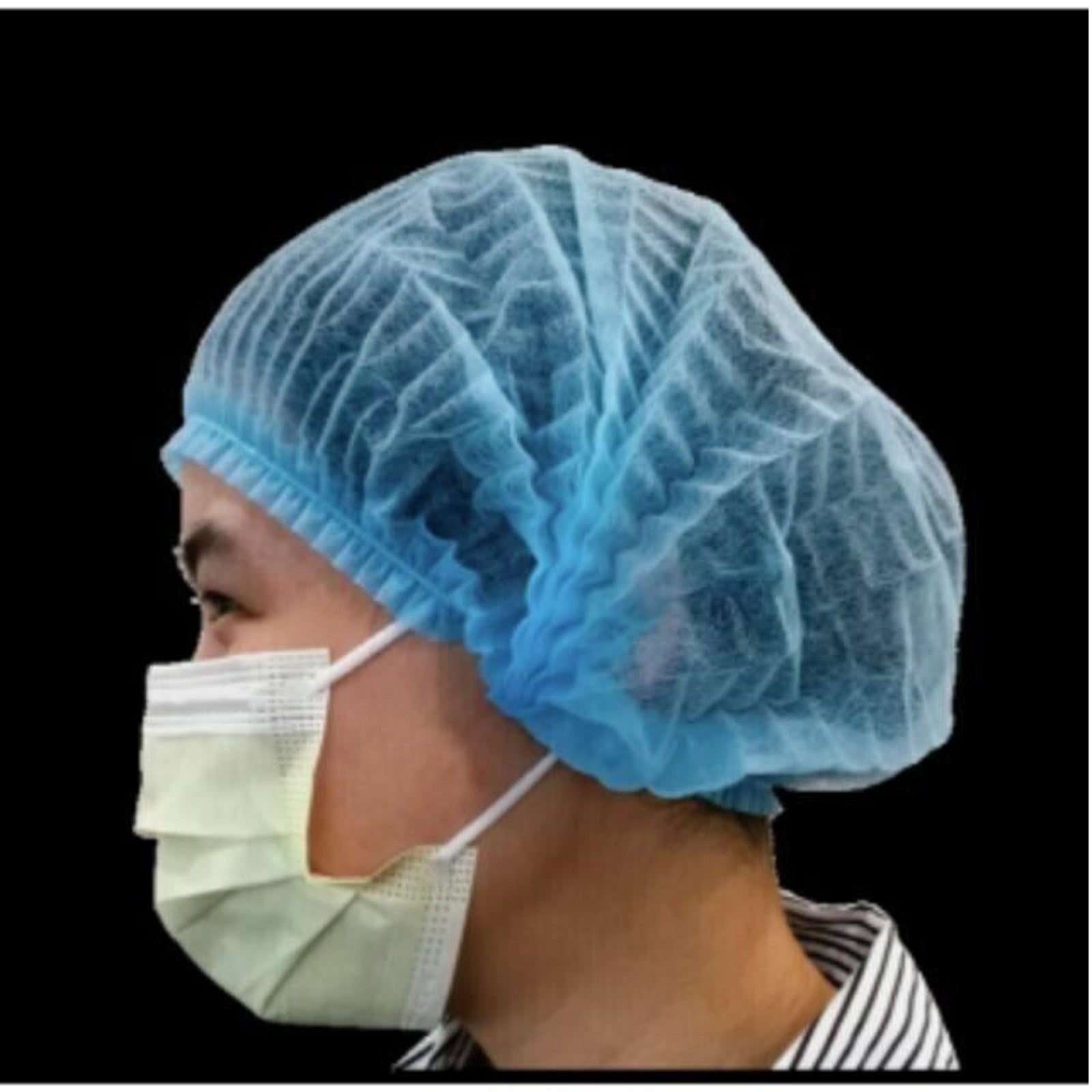 Medline 1000 Case Bouffant Hair Net Cap Non Woven Disposable Hairnet CRI1404A
