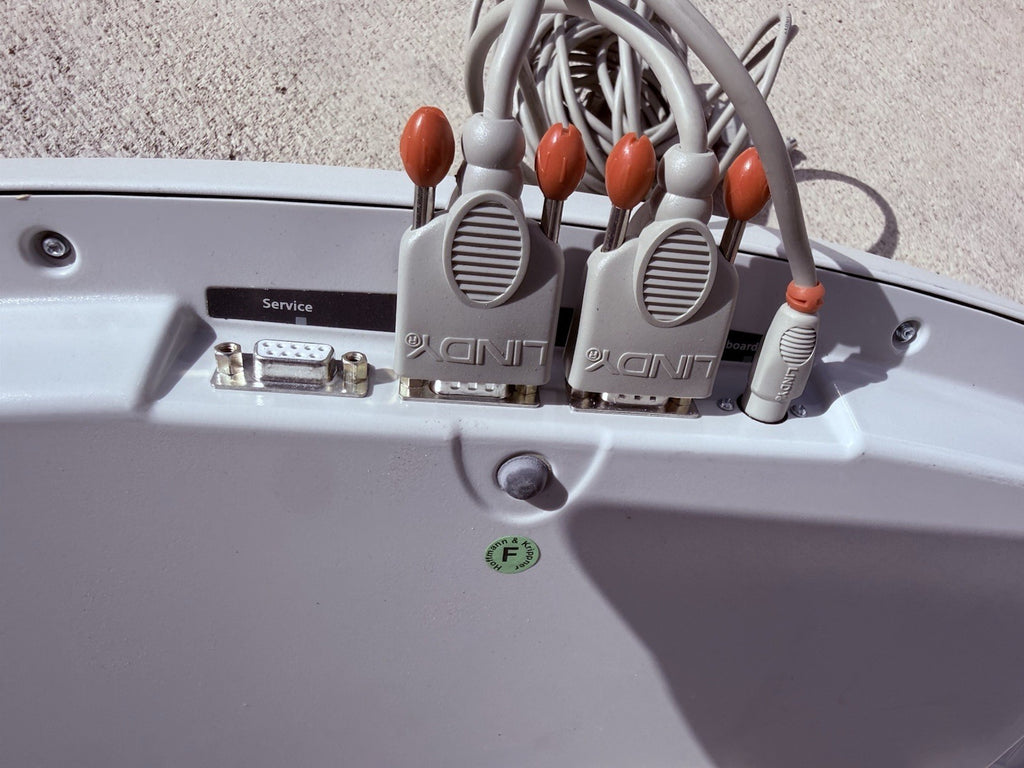 Zeiss control panel and keyboard, used with a scanning electron microscope (SEM)