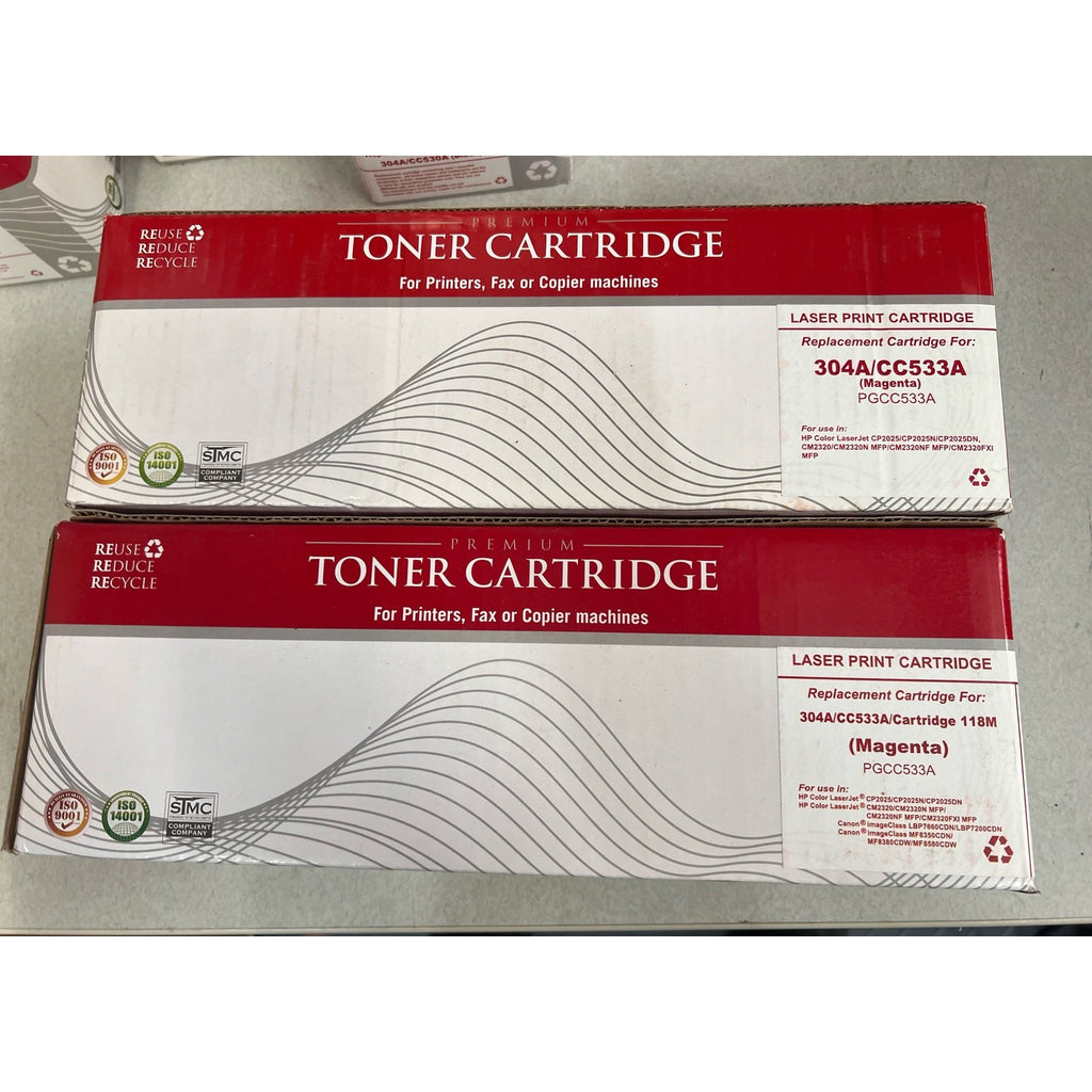 REMIUM TONER LASER CARTRIDGE 304A/CC533A (Magenta) CP2025/CP2025N/CP2025DN