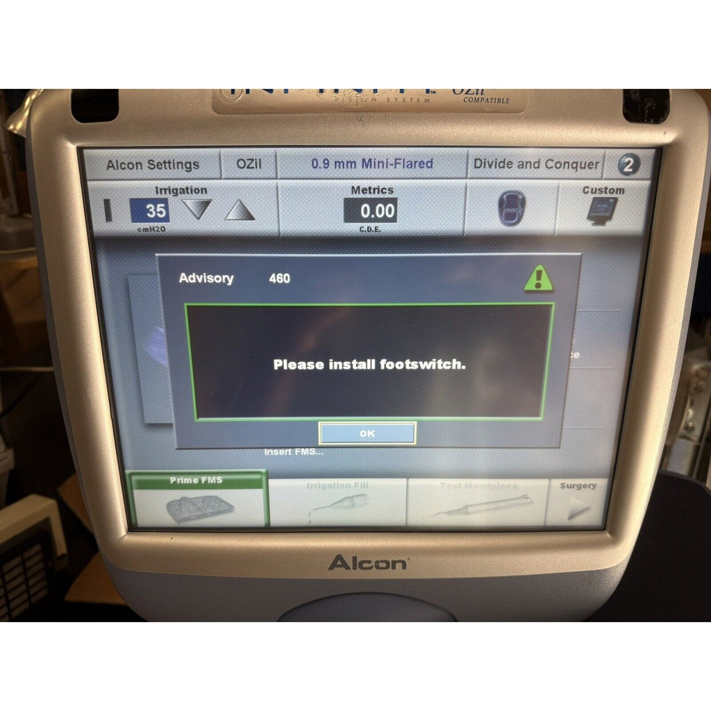 ALCON INFINITI PHACO 210-0000-511 OZIL COMPATIBLE VISION SYSTEM