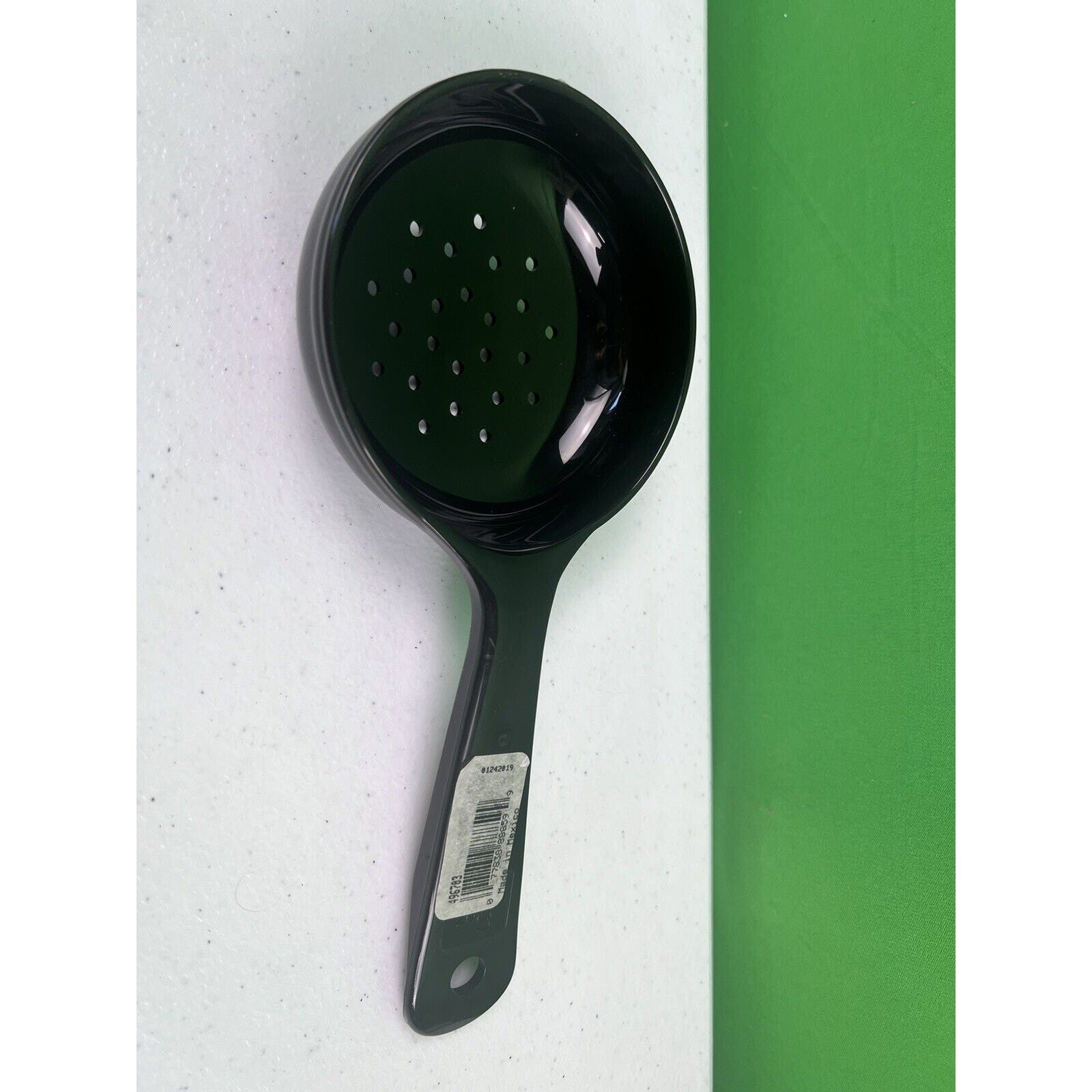 Carlisle Measure Miser Portion Control Spoon 6oz Black Plastic Pref Short 496703