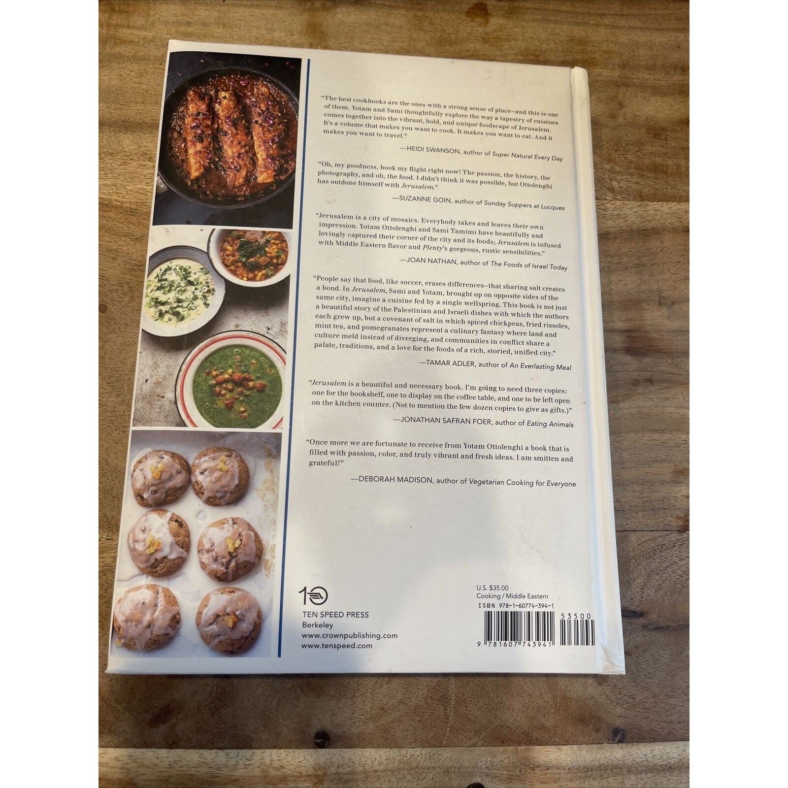 Jerusalem : A Cookbook by Sami Tamimi and Yotam Ottolenghi (2012, Hardcover)