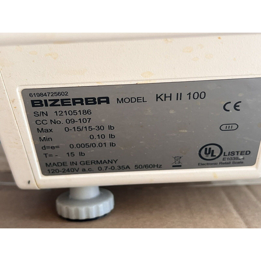 The Bizerba KH II 100 Counter Scale w/3-in-1 Printer. 12105186,WEBstaurant $5319