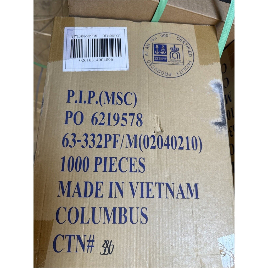 1000 PRO-SAFE Blue Disposable Powdered Nitrile Gloves: 8 mil, Size Medium