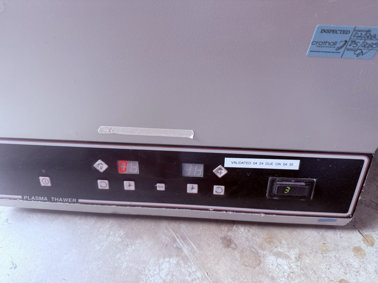 HELMER QUICK DH8 THAW PLASMA THAWING SYSTEM.  W/ DT1 Digital Thermometer. TESTED