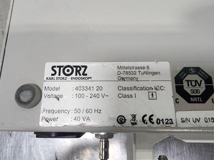 Karl Storz Clear Vision II 403341 20 Lens Irrigation Console