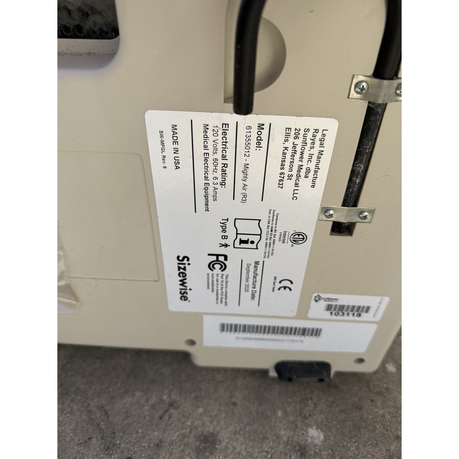 SizeWise Mattress, With Mighty Air Device Controller  (no Bed)