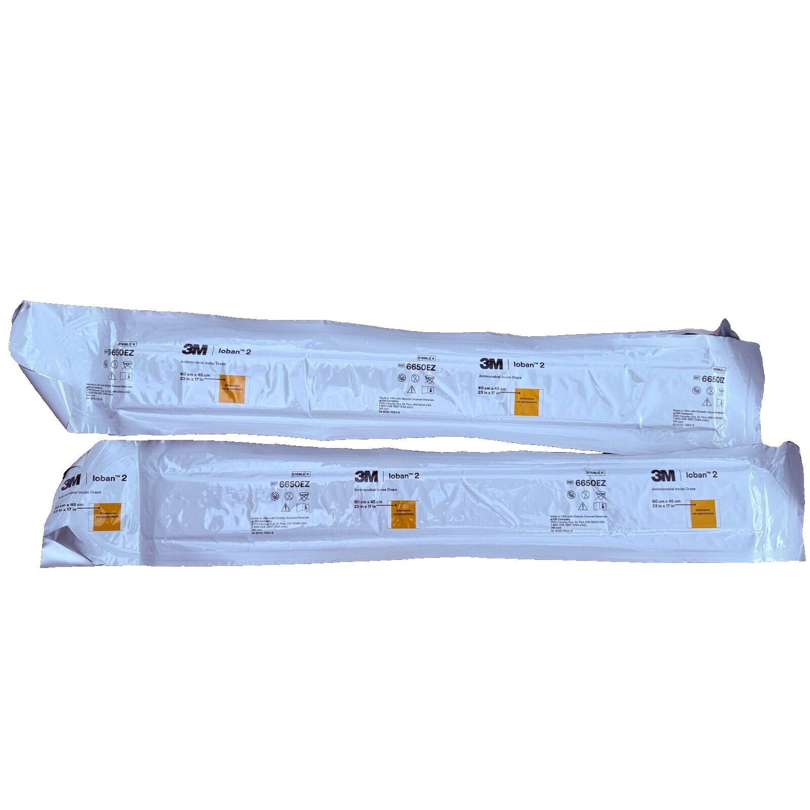 3M 6650EZ Loban 2 Surgical Drape 60cm x 45cm 10/2025 New/Sealed (1pc)