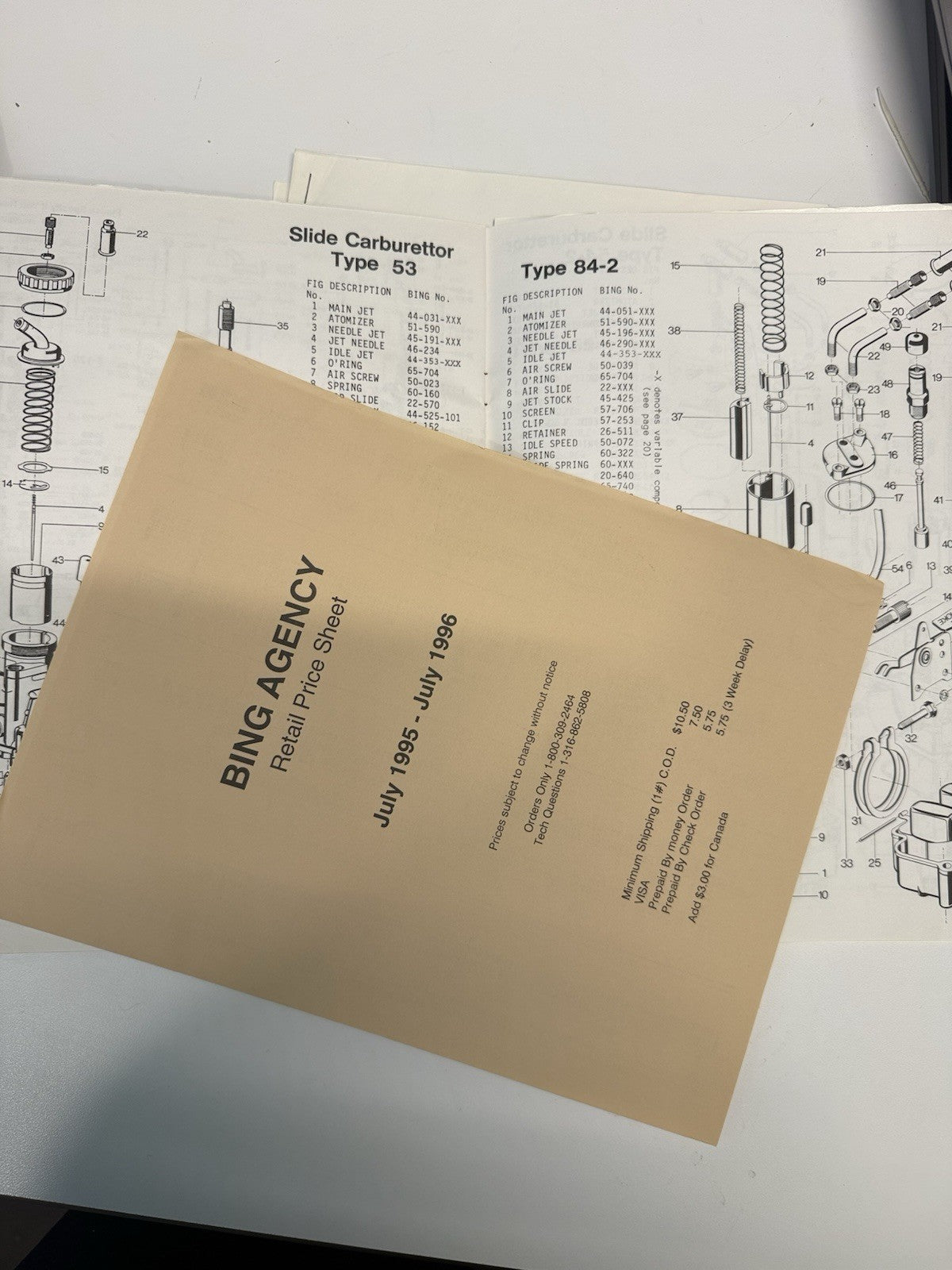 1997 96-01 BMW R1100RT R1100RT Carburetors BING, Service Manual