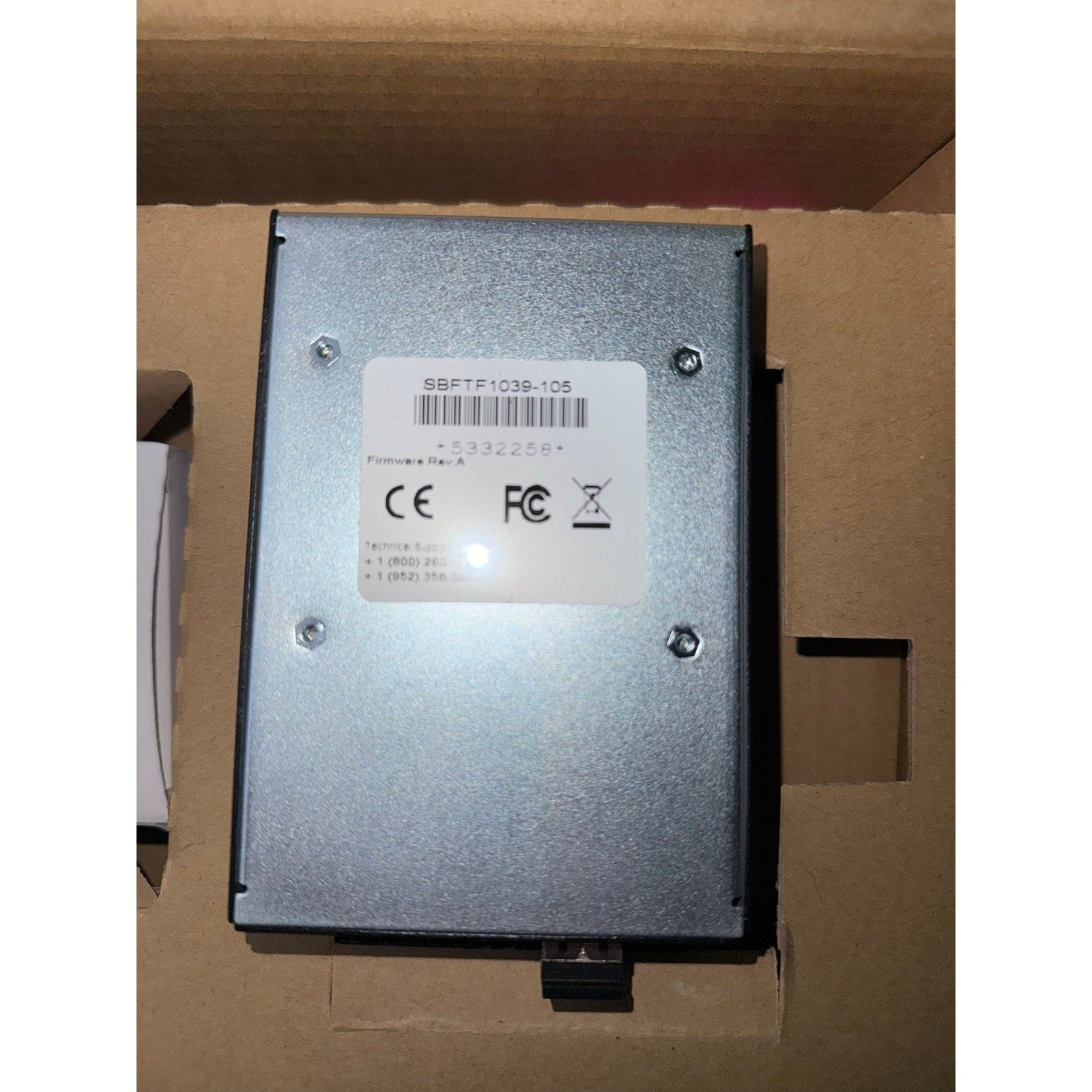 Transition Networks SBFTF 10/100/1000B-T to 1000BASE-FX Bridging Media Converter