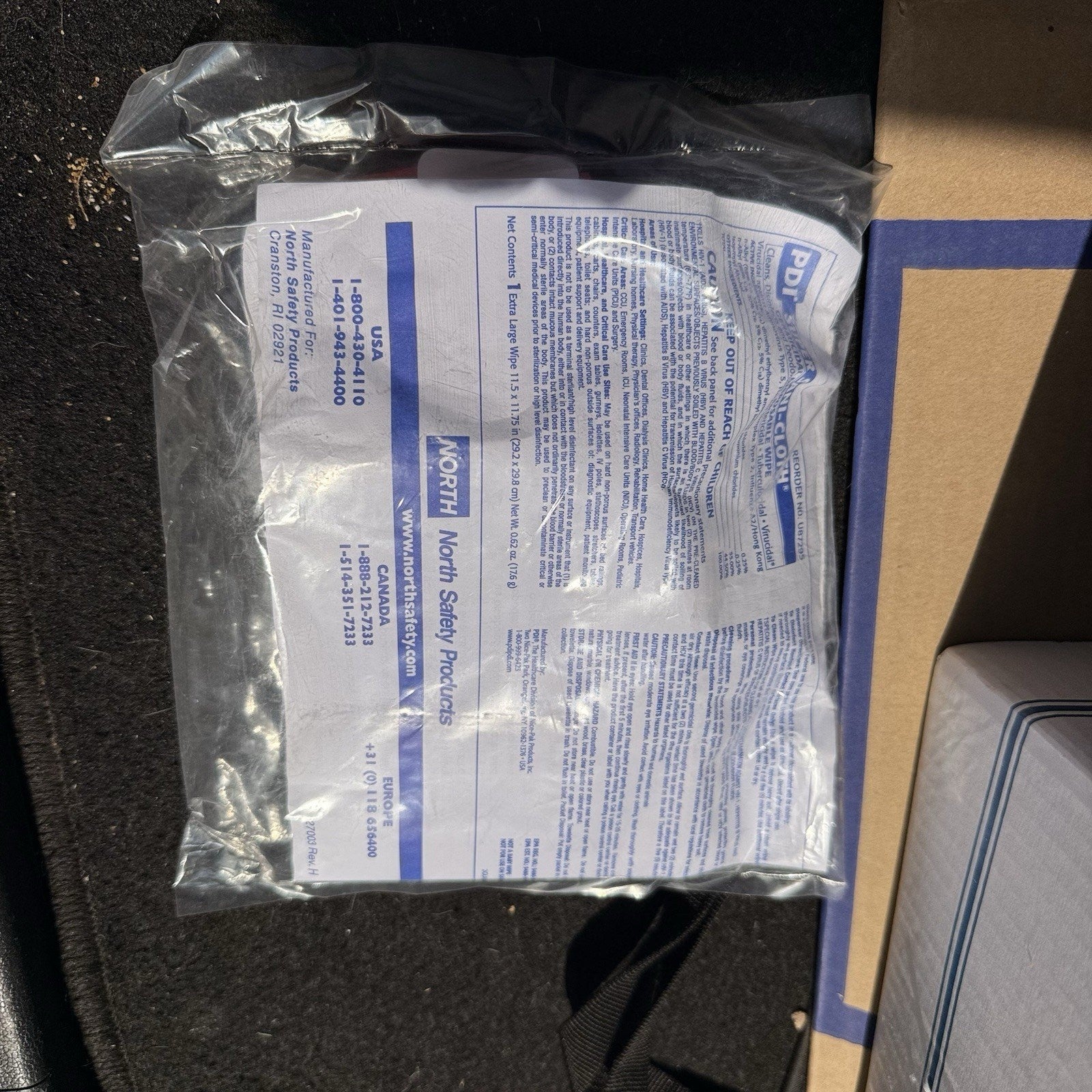North by Honeywell 127003, Body Fluid Spill Kit, sealed