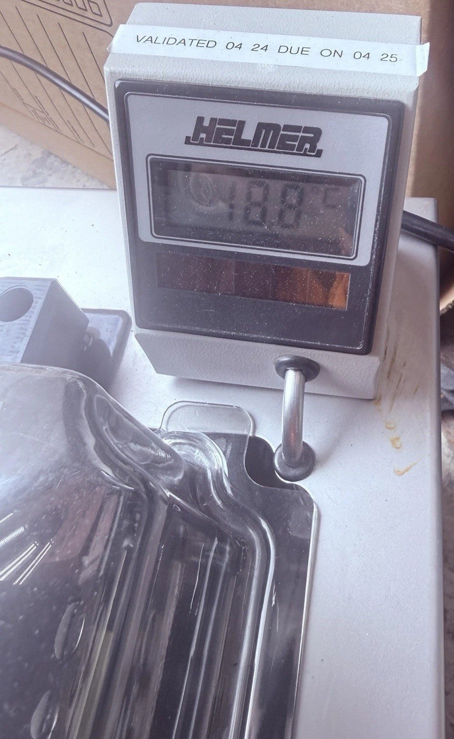 HELMER QUICK DH8 THAW PLASMA THAWING SYSTEM.  W/ DT1 Digital Thermometer. TESTED