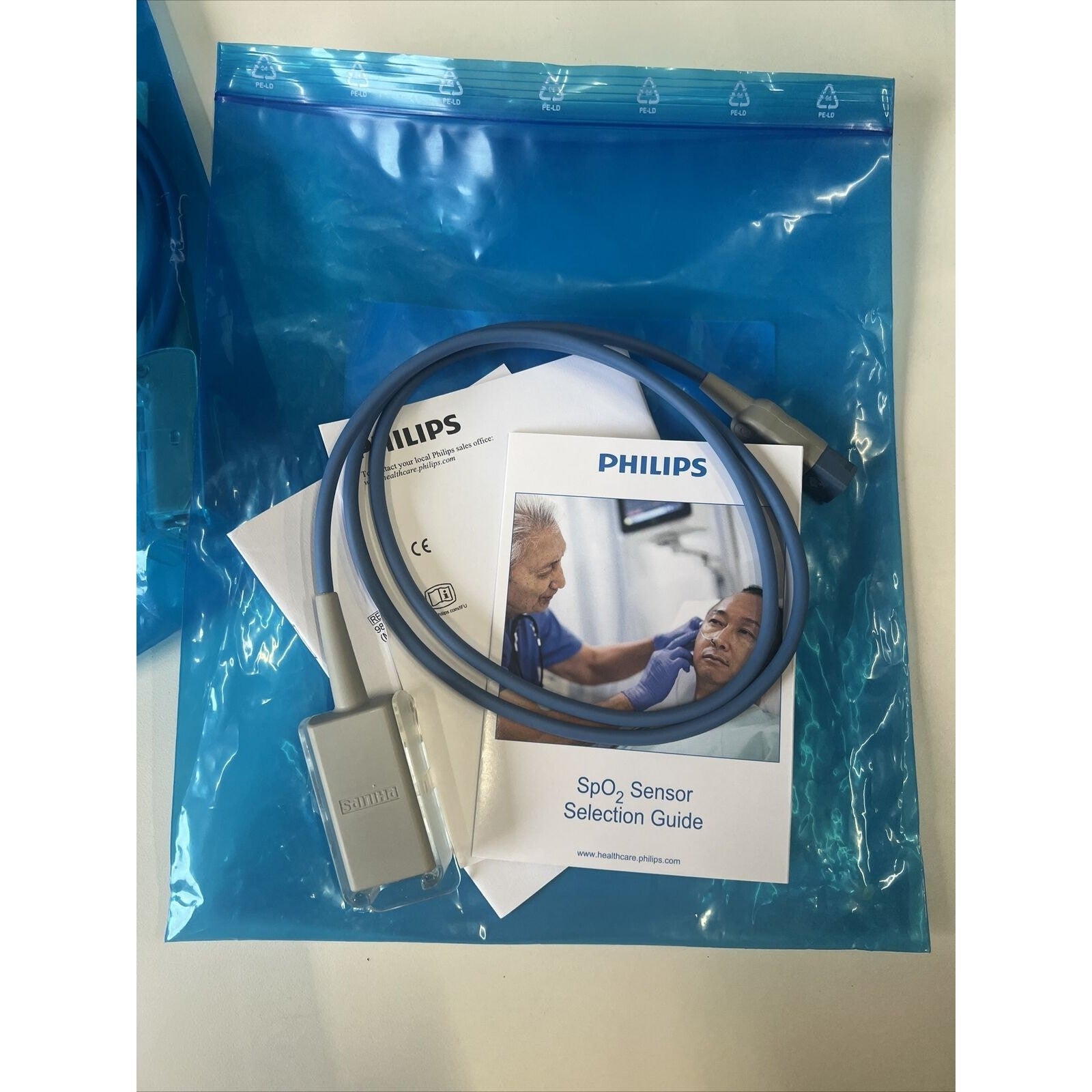 Philips M1943A SpO2 Adapter Cable *NEW*