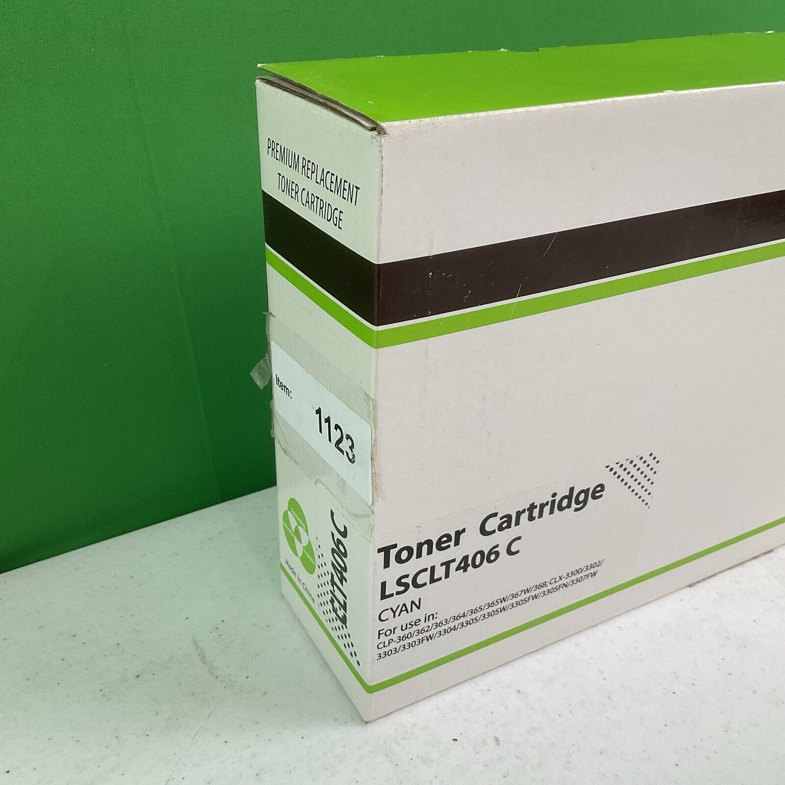 Samsung CLT406 Compatible Toner LSCLT406 C | Ink Color Cyan, Clp360, 362, #1123