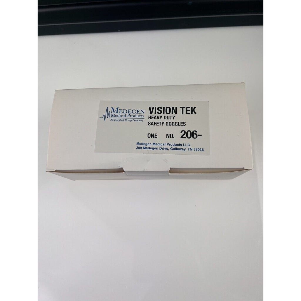 Medegen Vision Tek Heavy-Duty Safety Goggle, 1/Pk. Protective Eyewear. NEW
