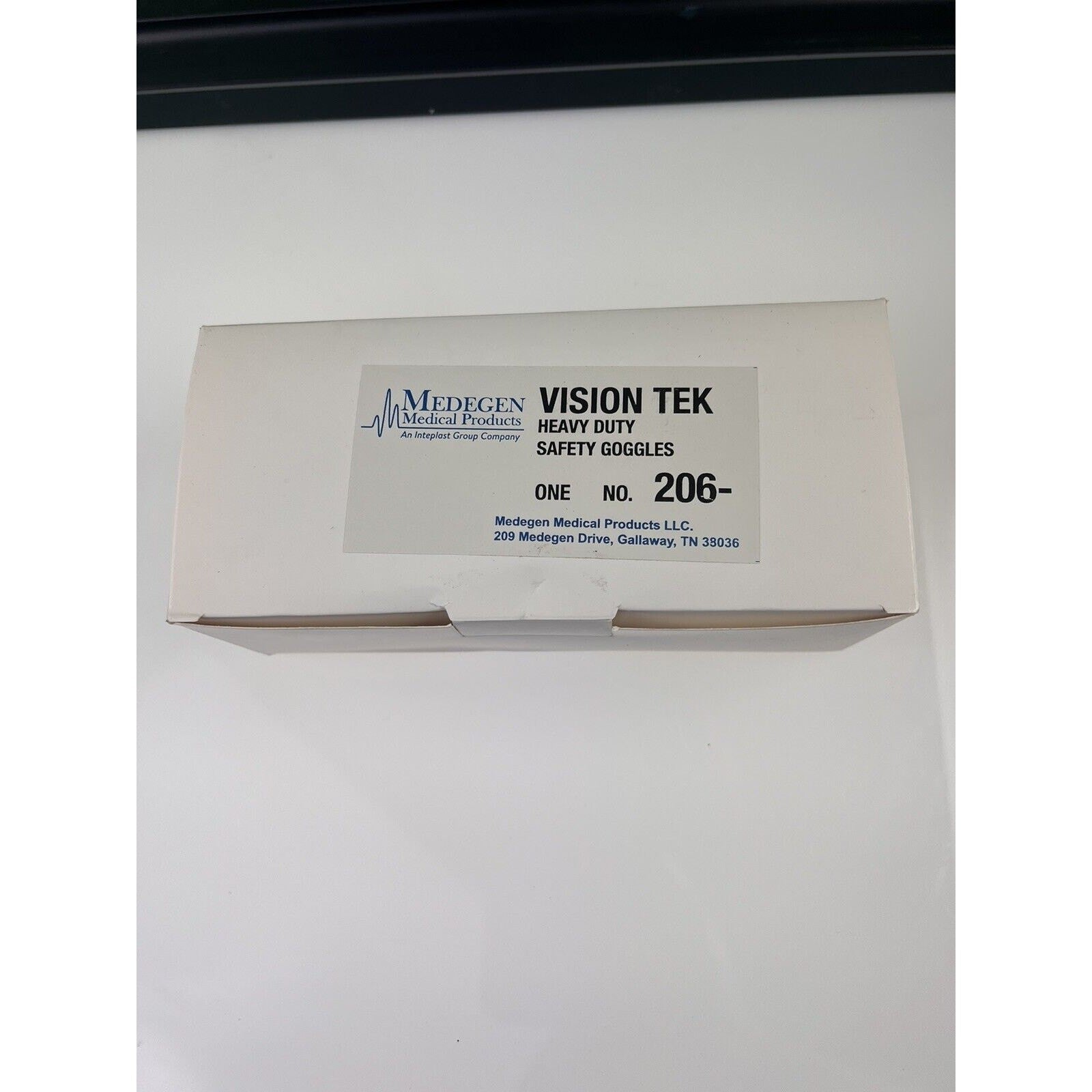 Medegen Vision Tek Heavy-Duty Safety Goggle, 1/Pk. Protective Eyewear. NEW