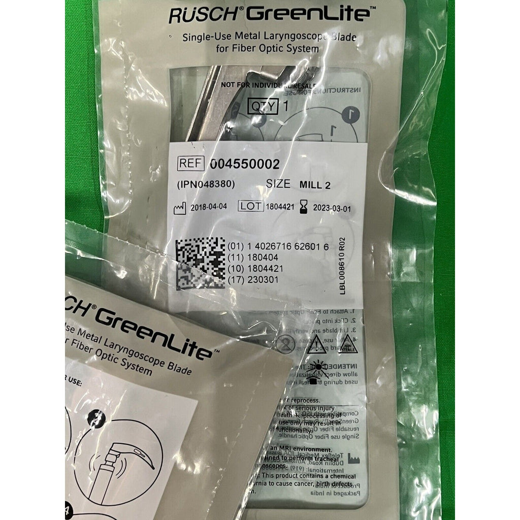 RUSCH GreenLite 004550002, SIZE MILL 2. Two Units