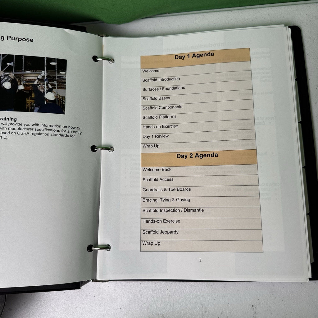 SAFWAY Scaffolding & Access Solutions Training Program