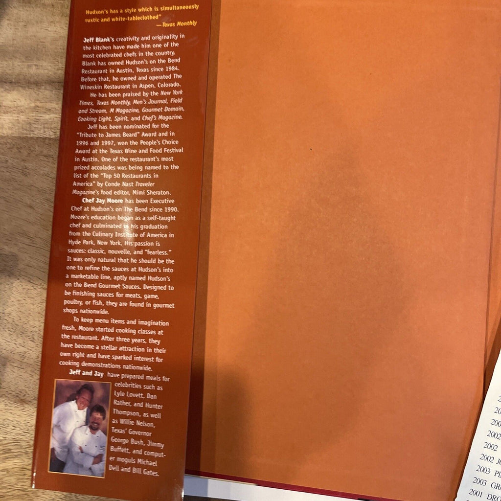 AUTOGRAPH, Cooking Fearlessly : Recipes and Other from Hudson's on the Bend