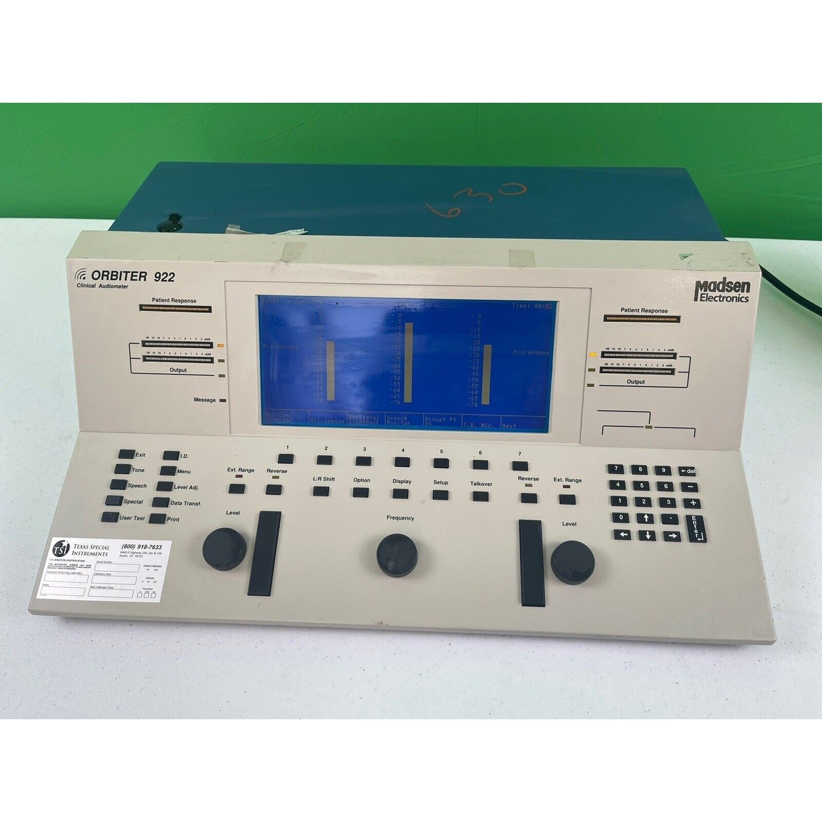 Madsen Electronics Orbiter 922 Clinical Audiometer Hearing Test Station #1006