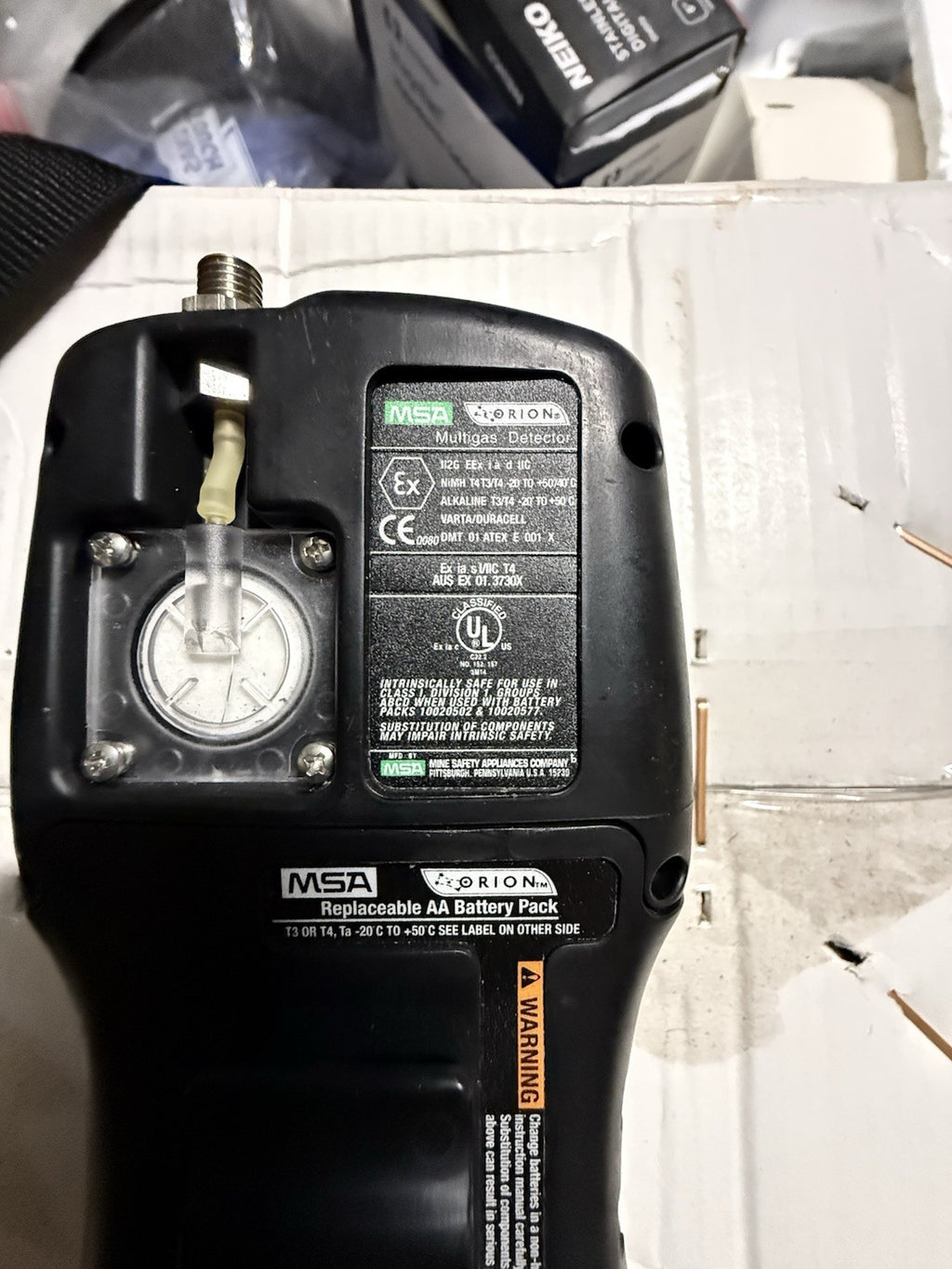 MSA 10048299 Orion Multigas Leak Detector, AA Battery Pack, Armor Case, Box