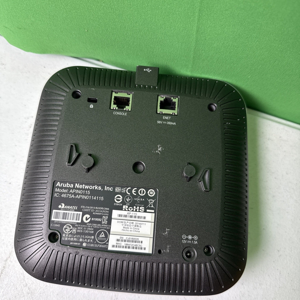 ARUBA Networks AP-115 APIN0115 Dual Band 450Mbps PoE Wireless Access Point