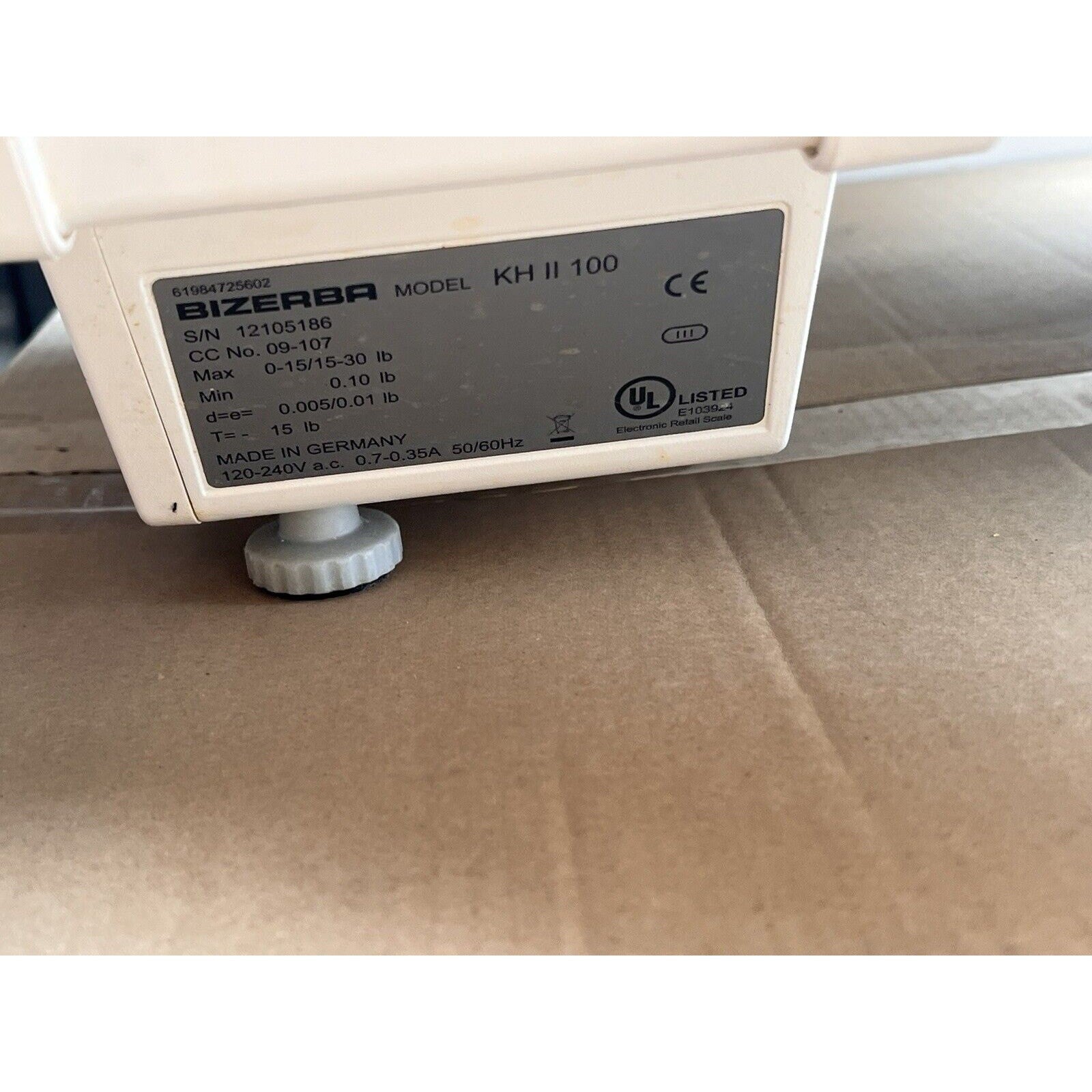 The Bizerba KH II 100 Counter Scale w/3-in-1 Printer. 12105186,WEBstaurant $5319