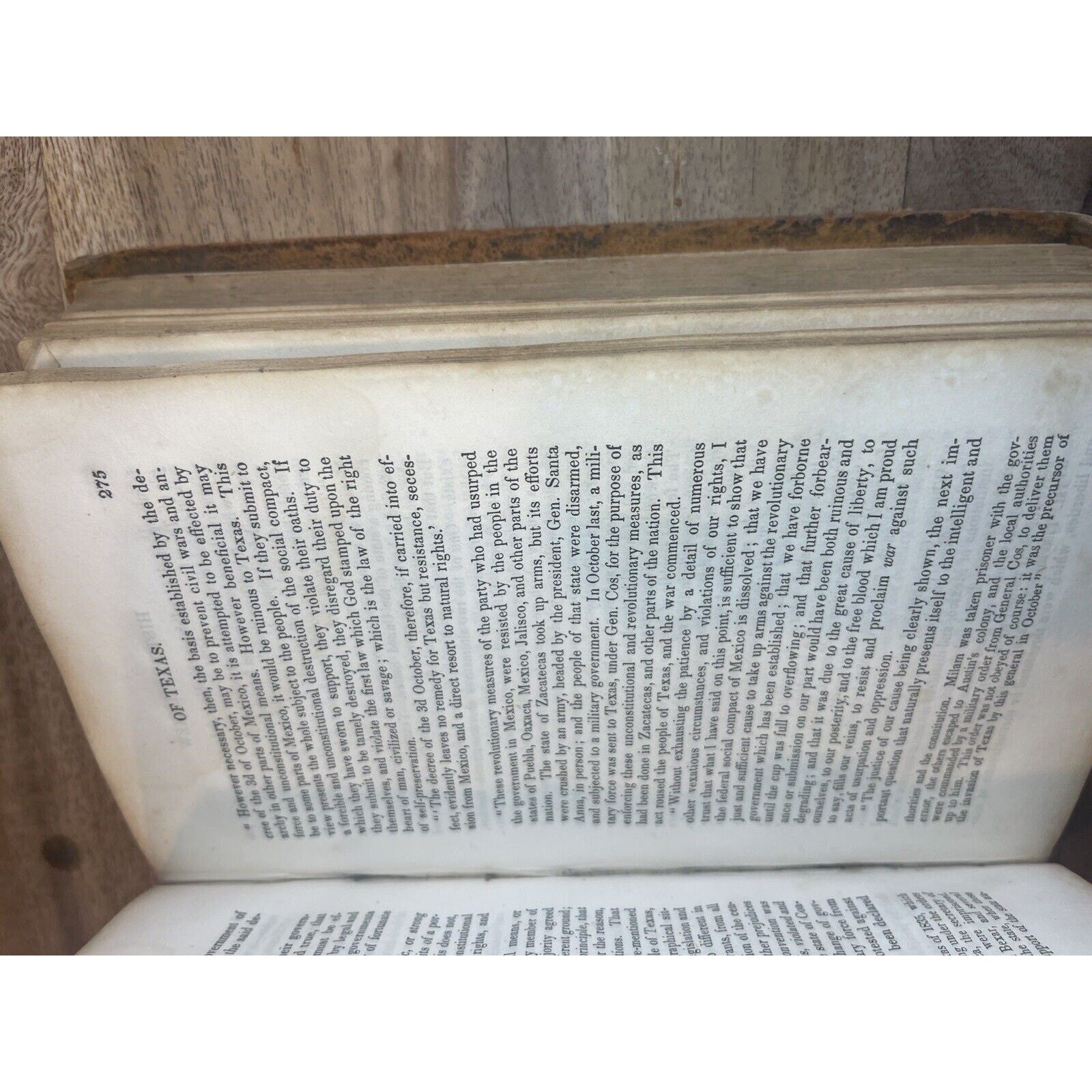 1844 South America and Mexico TEXAS Revolution John Niles Huntington publisher