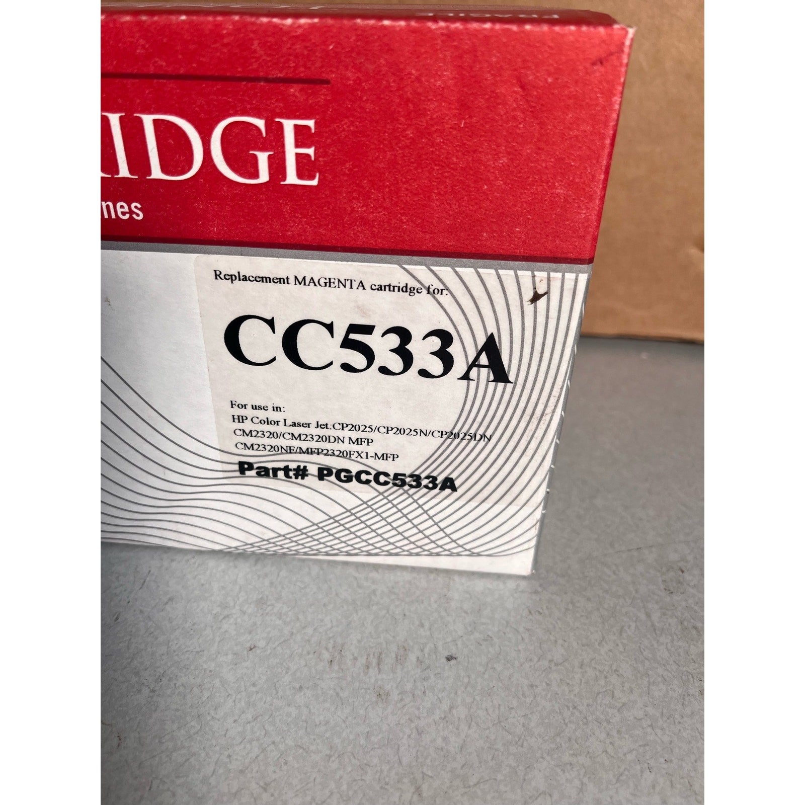 PREMIUM TONER LASER PRINT CARTRIDGE, Replacement MAGENTA cartridge tor CC533A