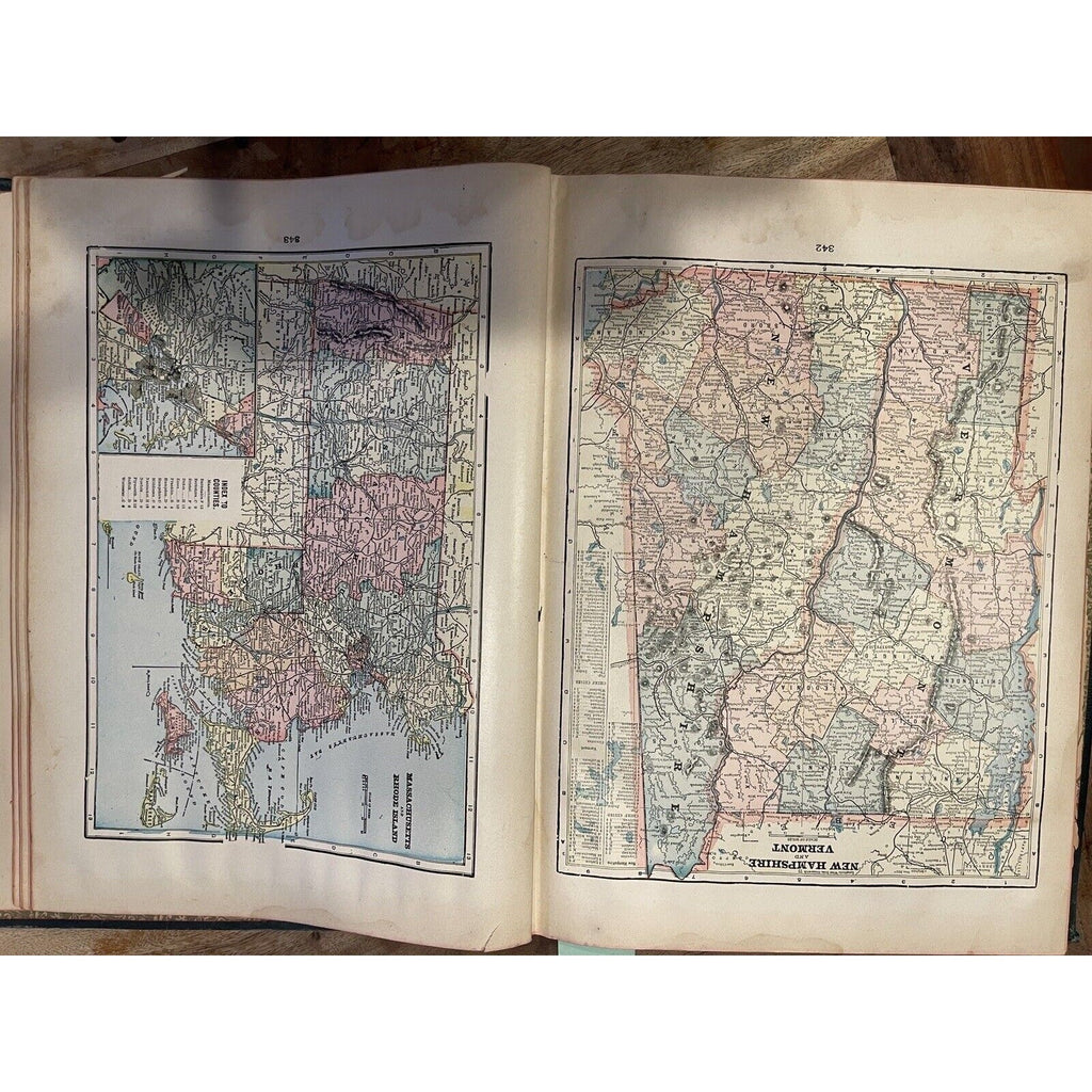 MONARCH STANDARD ATLAS of the Commercial, Geographical & Historical World 1906