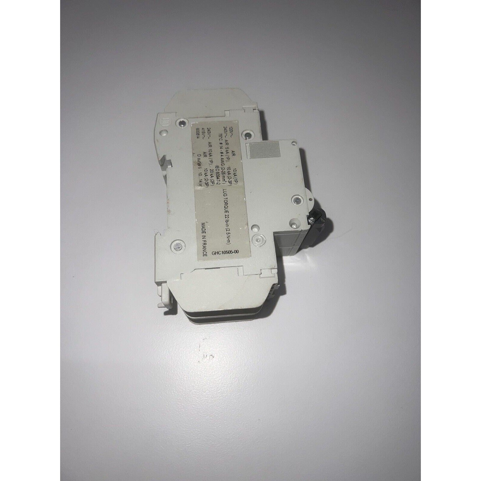Merlin Gerin D 8A Multi 9 C60 CIRCUIT BREAKER 24521 8-Amp 2-Pole 5kA 480Y/277V