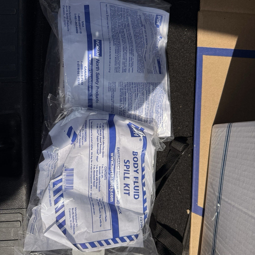 North by Honeywell 127003, Body Fluid Spill Kit, sealed