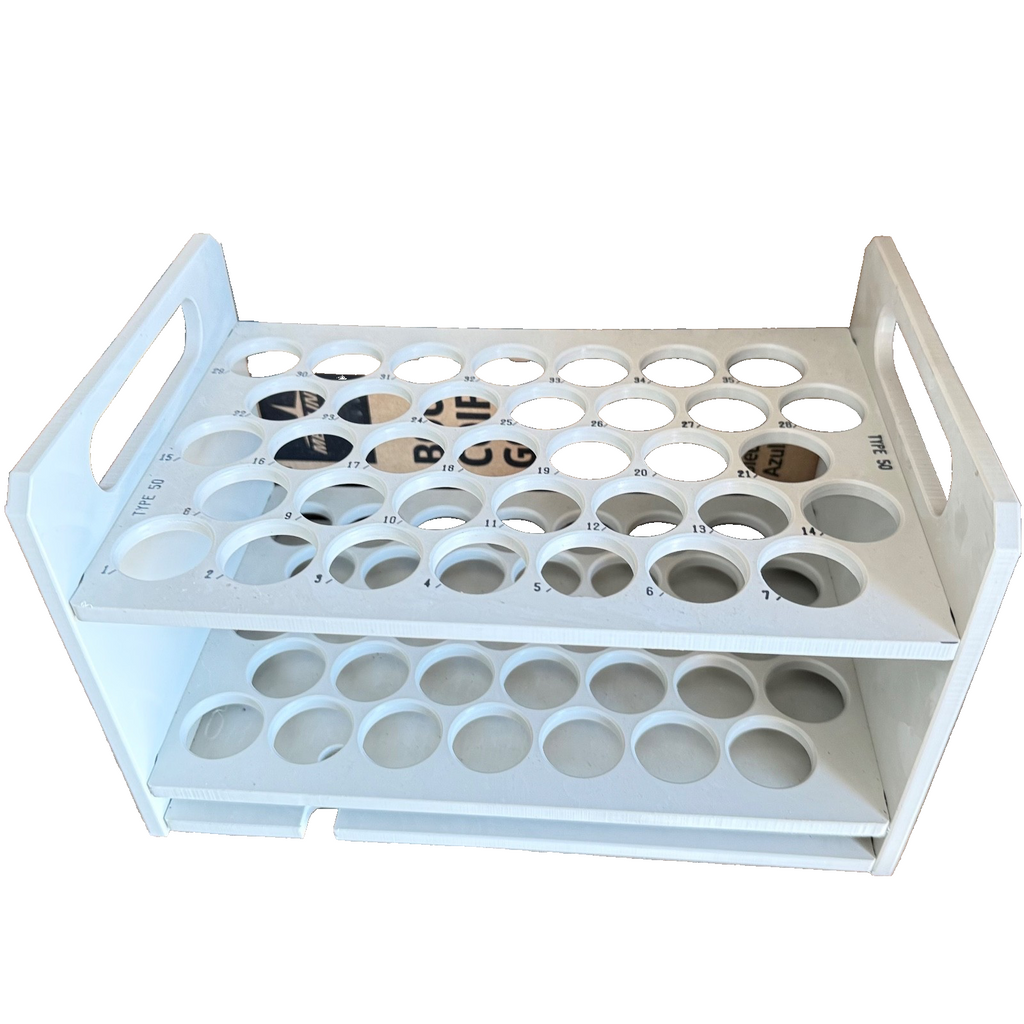 Varia Bel-Art Scienceware Type 50 Heavy Duty 13-16mm Test Tube Rack, NUMBERED!!