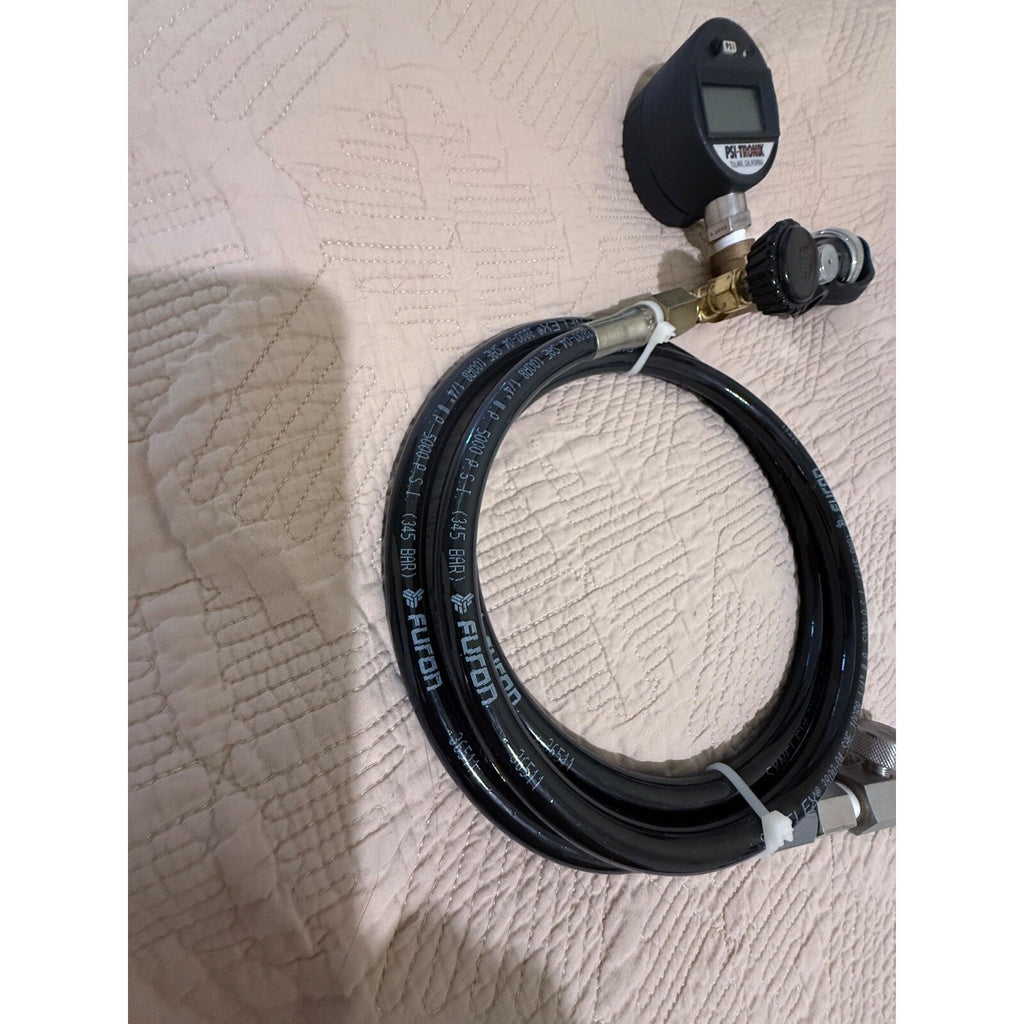 HE / O2 partial blending travel Transfiller with quick disconnects for HE/O2