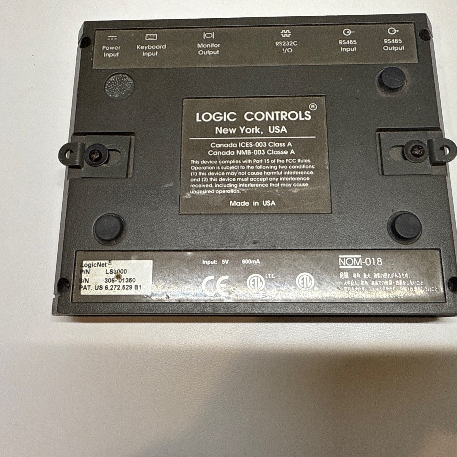 Logic controller ls3000, Not Tested