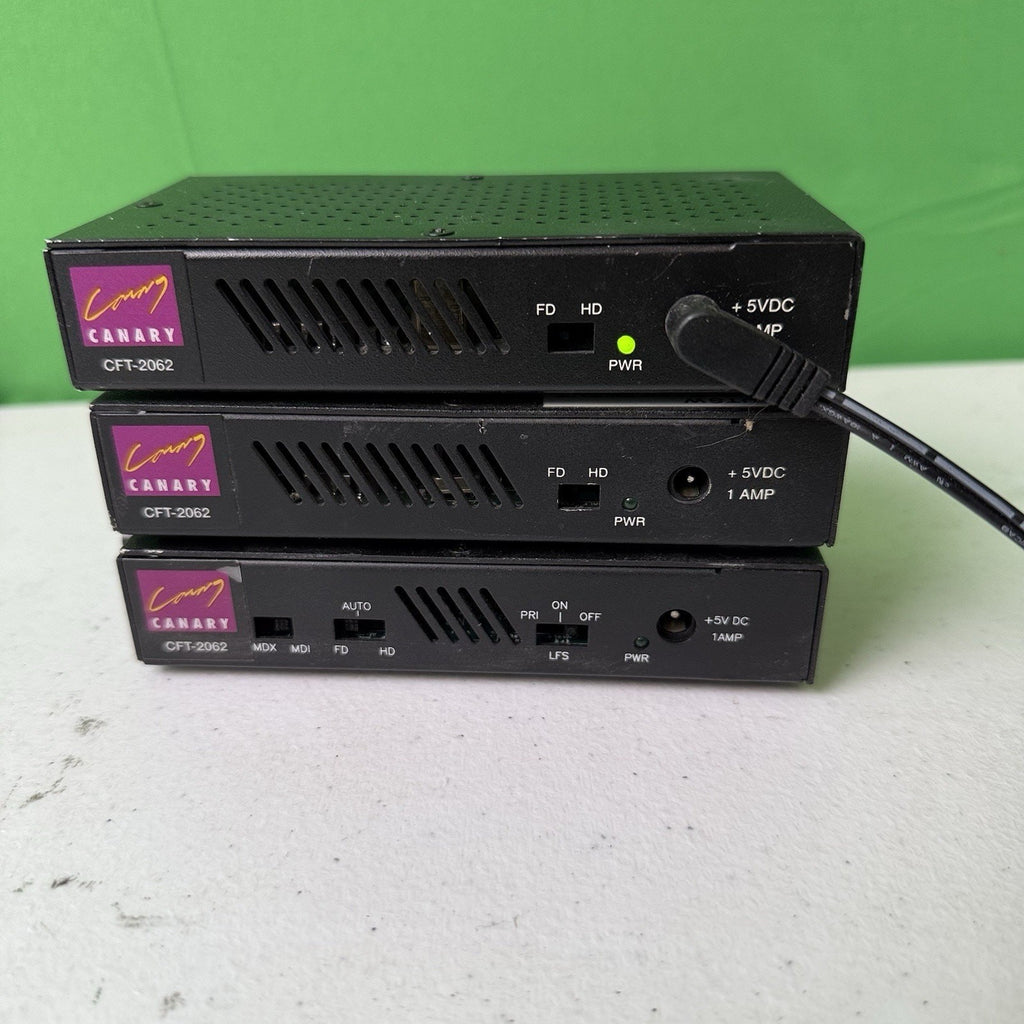 Canary CFT 2062 100Base-FX to 100Base-TX Media Converter Tested