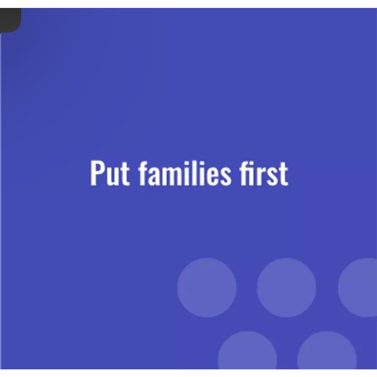 Putting Families First : Modern Applications of Social Work Paper